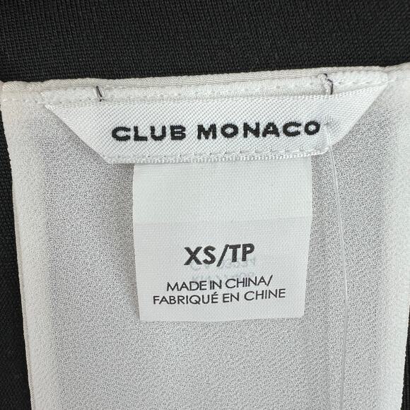 Club Monaco Off White Brett Tank Silk Sweetheart Spaghetti Strap X-Small XS NEW - Picture 4 of 7